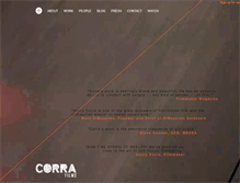 Tablet Screenshot of corrafilms.com